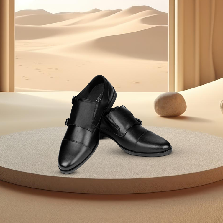 double monk strap shoes