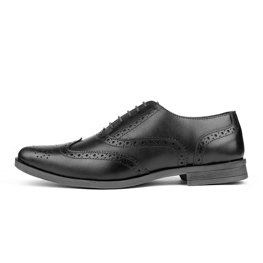 black brogue shoes side look