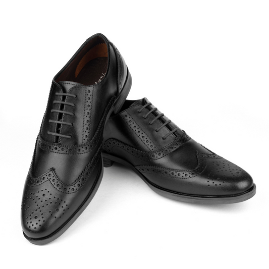 black brogue shoes